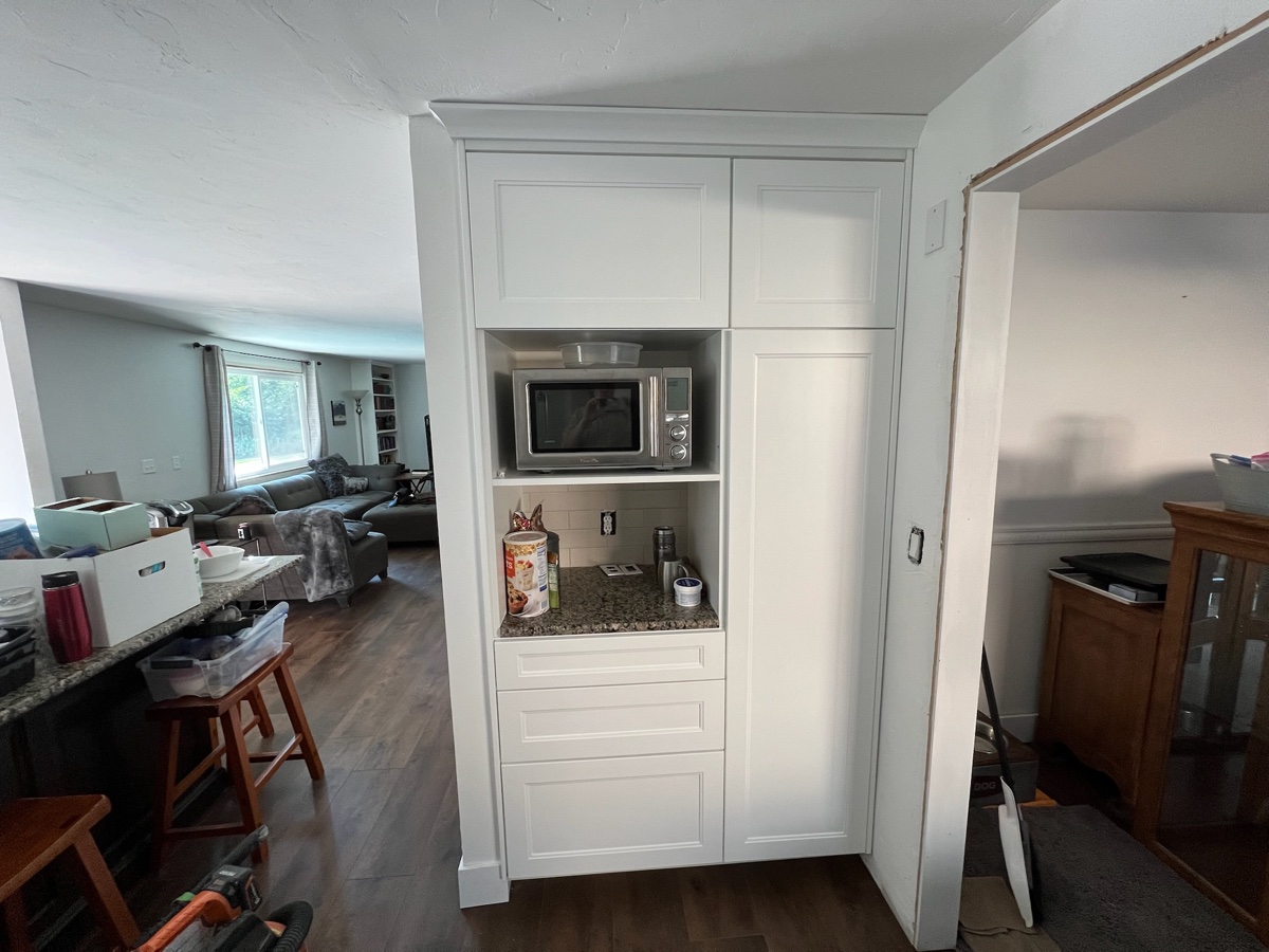 Painted custom pantry tower — Boise, Idaho