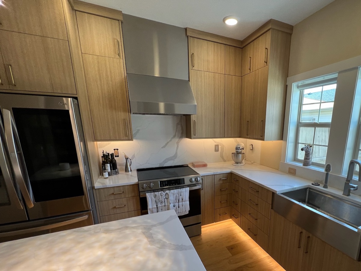 Wood custom kitchen after remodel — Boise, Idaho