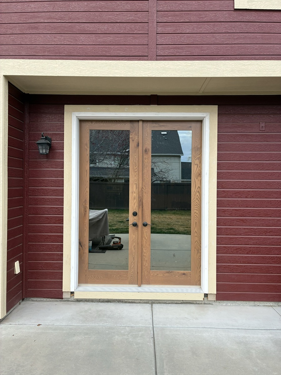 Custom wood French doors — Boise, Idaho